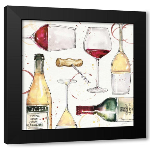 Oaked and Aged III Black Modern Wood Framed Art Print by Tavoletti, Anne