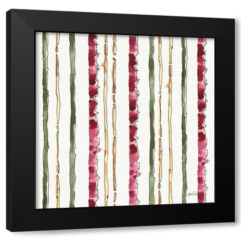 Oaked and Aged Pattern II Black Modern Wood Framed Art Print by Tavoletti, Anne