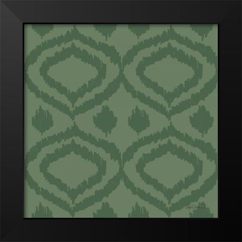 Oaked and Aged Pattern IVC Black Modern Wood Framed Art Print by Tavoletti, Anne