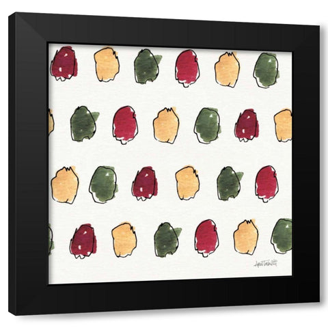 Oaked and Aged Pattern IXA Black Modern Wood Framed Art Print with Double Matting by Tavoletti, Anne