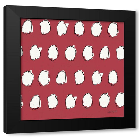 Oaked and Aged Pattern IXB Black Modern Wood Framed Art Print with Double Matting by Tavoletti, Anne
