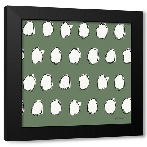 Oaked and Aged Pattern IXC Black Modern Wood Framed Art Print with Double Matting by Tavoletti, Anne