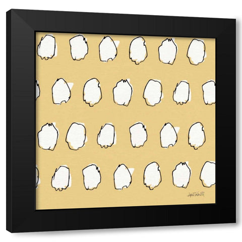 Oaked and Aged Pattern IXD Black Modern Wood Framed Art Print with Double Matting by Tavoletti, Anne