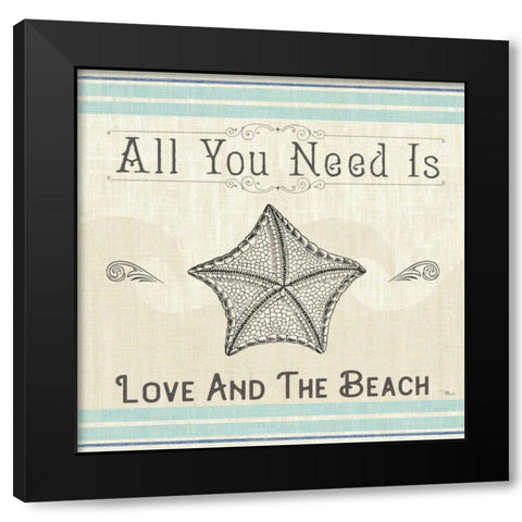 Coastal Farmhouse III Black Modern Wood Framed Art Print by Pela Studio