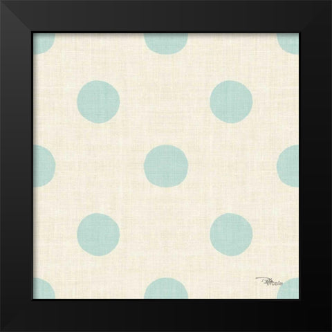 Coastal Farmhouse Pattern IVA Black Modern Wood Framed Art Print by Pela Studio