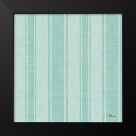 Coastal Farmhouse Pattern VE Black Modern Wood Framed Art Print by Pela Studio