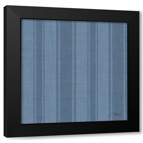 Coastal Farmhouse Pattern VF Black Modern Wood Framed Art Print with Double Matting by Pela Studio