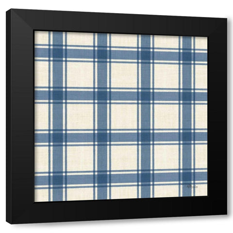 Coastal Farmhouse Pattern VIB Black Modern Wood Framed Art Print by Pela Studio