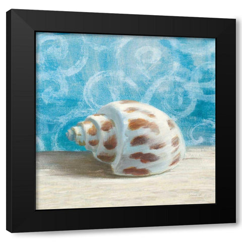 Gift from the Sea II Black Modern Wood Framed Art Print with Double Matting by Nai, Danhui