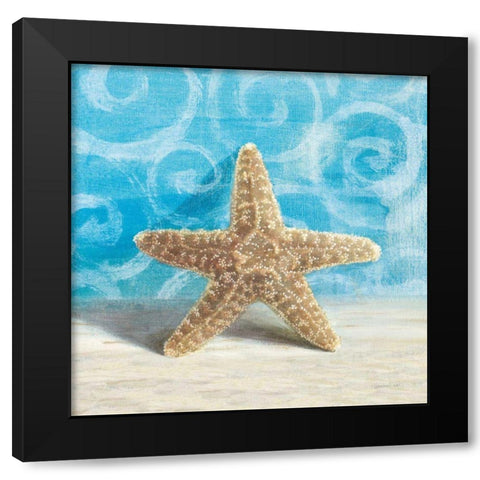 Gift from the Sea III Black Modern Wood Framed Art Print by Nai, Danhui