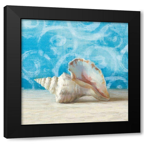 Gift from the Sea IV Black Modern Wood Framed Art Print with Double Matting by Nai, Danhui