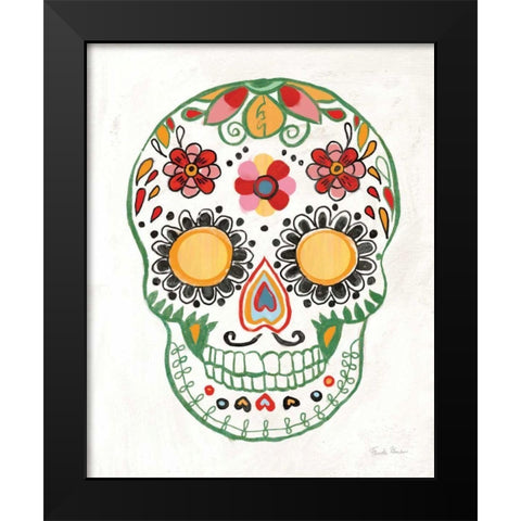 Homage to Frida III Black Modern Wood Framed Art Print by Zaman, Farida