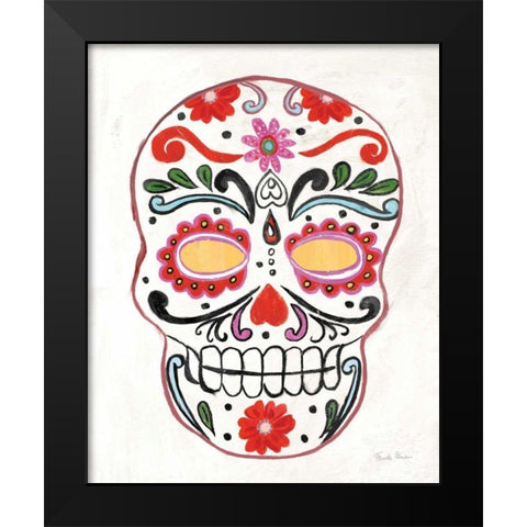 Homage to Frida IV Black Modern Wood Framed Art Print by Zaman, Farida