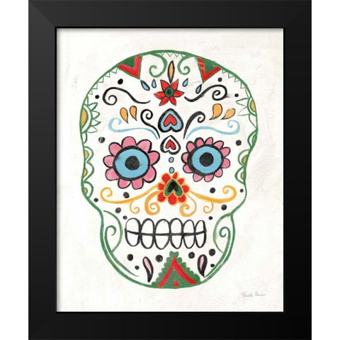 Homage to Frida VI Black Modern Wood Framed Art Print by Zaman, Farida