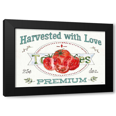 Veggie Market I Black Modern Wood Framed Art Print by Tavoletti, Anne