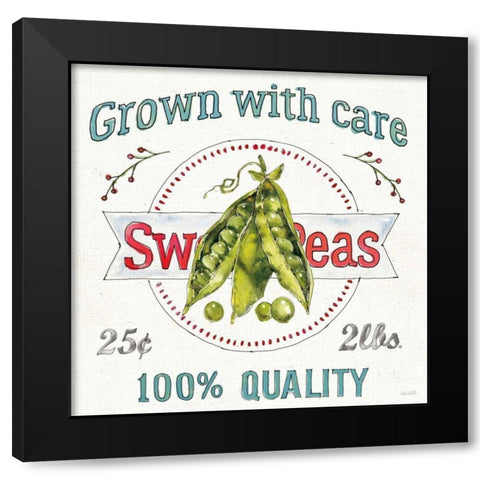 Veggie Market IV Black Modern Wood Framed Art Print with Double Matting by Tavoletti, Anne