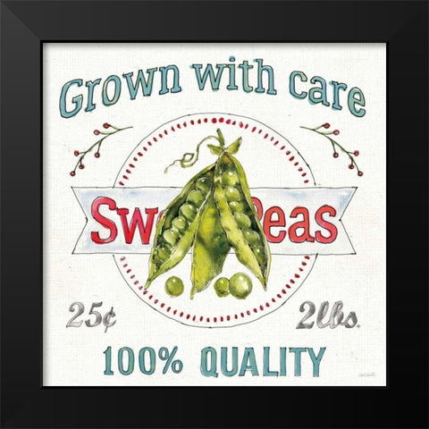 Veggie Market IV Black Modern Wood Framed Art Print by Tavoletti, Anne