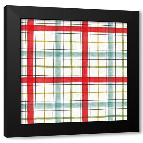 Veggie Market Pattern II Black Modern Wood Framed Art Print with Double Matting by Tavoletti, Anne