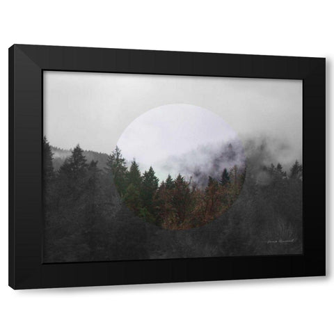 Bold Adventures II v2 No Words Black Modern Wood Framed Art Print by Marshall, Laura