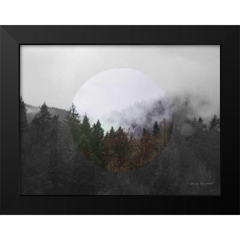 Bold Adventures II v2 No Words Black Modern Wood Framed Art Print by Marshall, Laura