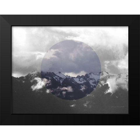 Bold Adventures III v2 No Words Black Modern Wood Framed Art Print by Marshall, Laura