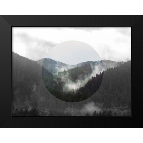Bold Adventures IV v2 No Words Black Modern Wood Framed Art Print by Marshall, Laura