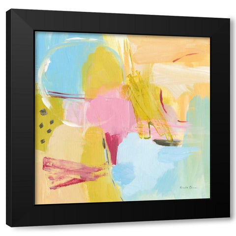Transition II Black Modern Wood Framed Art Print by Zaman, Farida