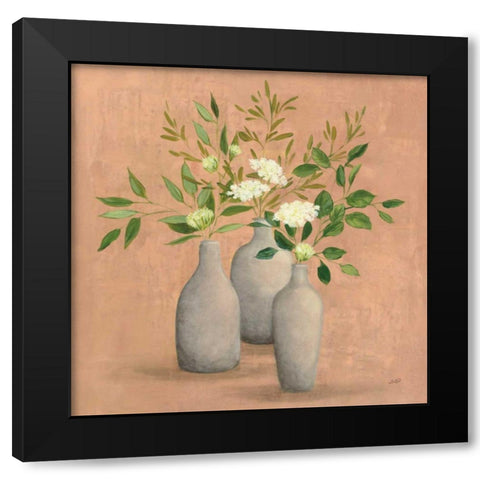 Natural Bouquet II Black Modern Wood Framed Art Print with Double Matting by Purinton, Julia