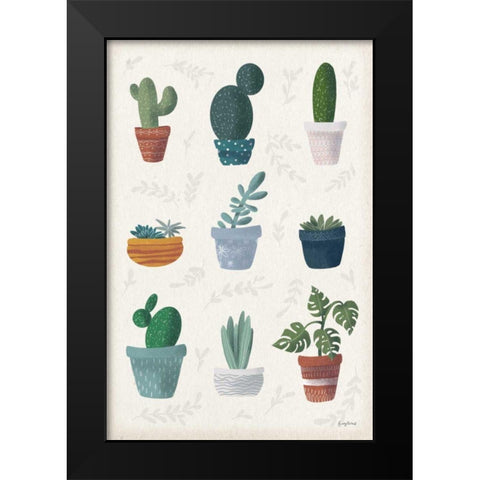 Greenhouse I Black Modern Wood Framed Art Print by Thorns, Becky