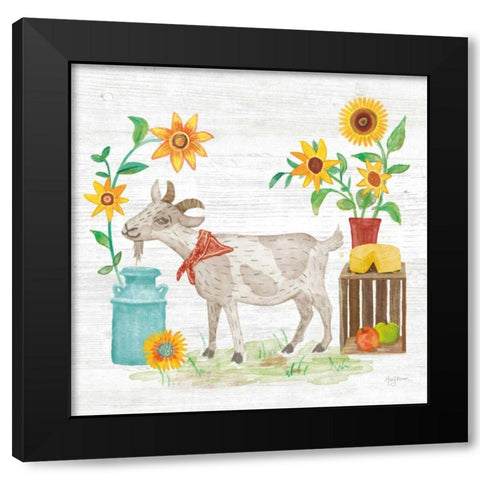 Farm Market III Black Modern Wood Framed Art Print with Double Matting by Urban, Mary