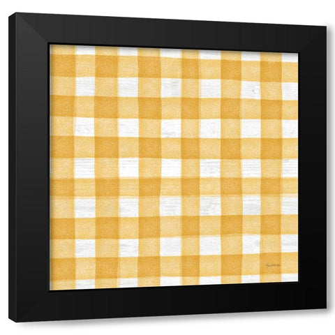 Farm Market Pattern IIC Black Modern Wood Framed Art Print with Double Matting by Urban, Mary