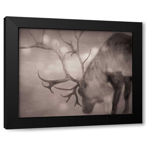 If on a Winters Night Sepia Black Modern Wood Framed Art Print by Bevan, Keri