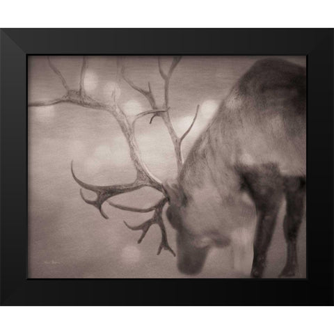 If on a Winters Night Sepia Black Modern Wood Framed Art Print by Bevan, Keri