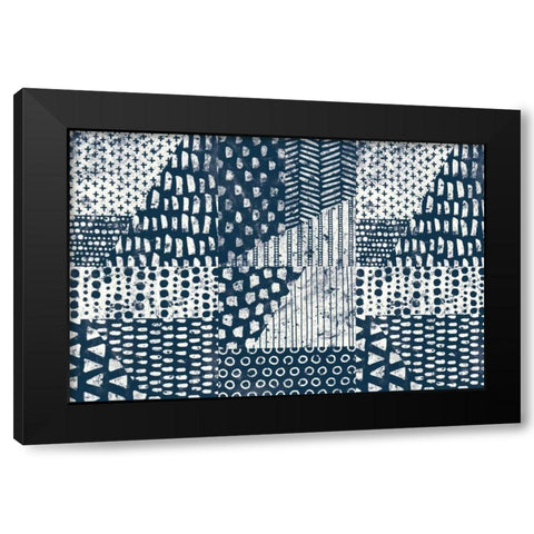 Mark Making Tile VI Black Modern Wood Framed Art Print by Hershey, Moira