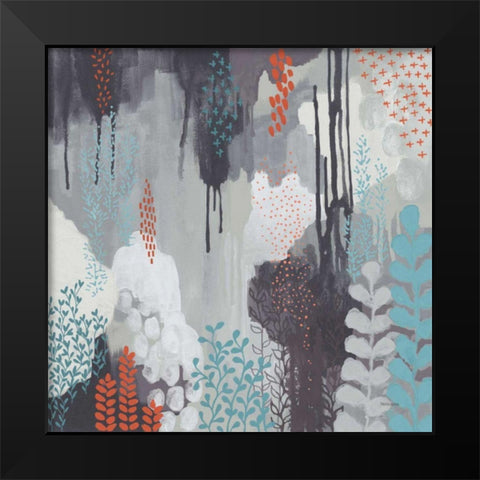 Gray Forest I Black Modern Wood Framed Art Print by Ferguson, Kathy