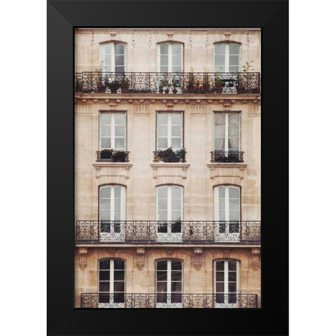 Across the Street II Neutral Black Modern Wood Framed Art Print by Marshall, Laura