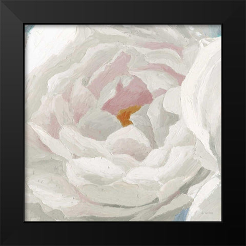 Essence of June Floral II Black Modern Wood Framed Art Print by Wiens, James