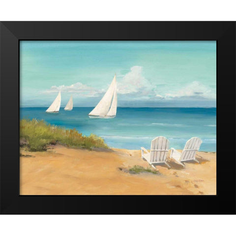 Setting Sail Light Crop Black Modern Wood Framed Art Print by Tillmon, Avery