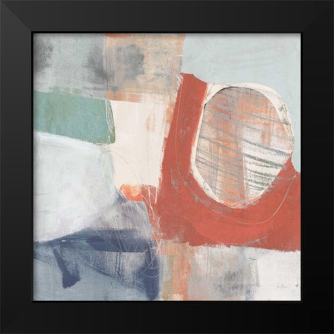 Fun Colors II Light Black Modern Wood Framed Art Print by Davies, Jane