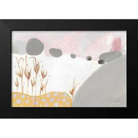 Creation Sings I Black Modern Wood Framed Art Print by Mack, Lynn