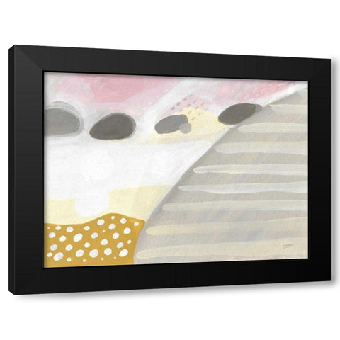Creation Sings II Black Modern Wood Framed Art Print with Double Matting by Mack, Lynn