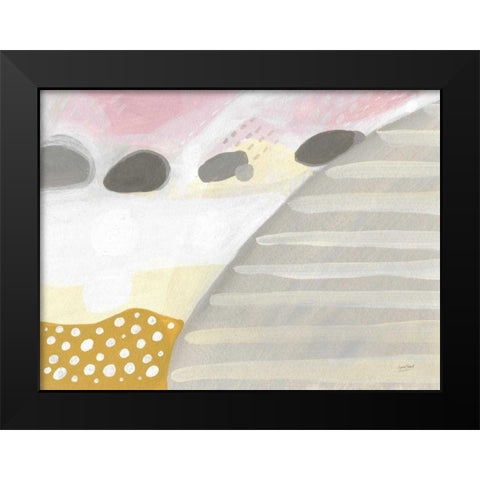 Creation Sings II Black Modern Wood Framed Art Print by Mack, Lynn