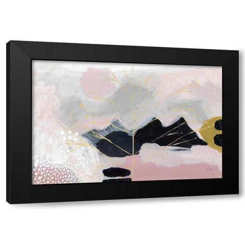 Even the Rocks Cry Out I Black Modern Wood Framed Art Print by Mack, Lynn