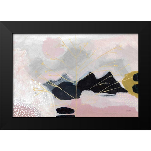 Even the Rocks Cry Out I Black Modern Wood Framed Art Print by Mack, Lynn