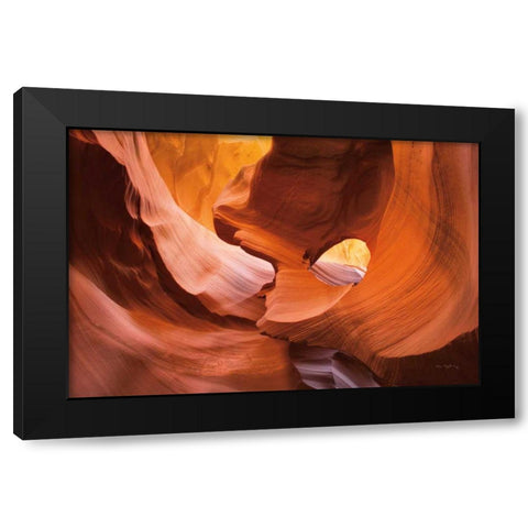 Lower Antelope Canyon X Black Modern Wood Framed Art Print by Majchrowicz, Alan