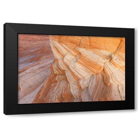 Coyote Buttes VII Black Modern Wood Framed Art Print with Double Matting by Majchrowicz, Alan