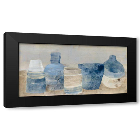 Kitchen Still Life Black Modern Wood Framed Art Print by Hristova, Albena