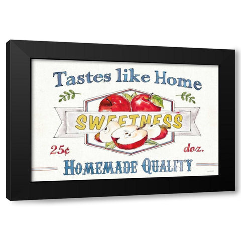 Fruit Stand I Black Modern Wood Framed Art Print by Tavoletti, Anne