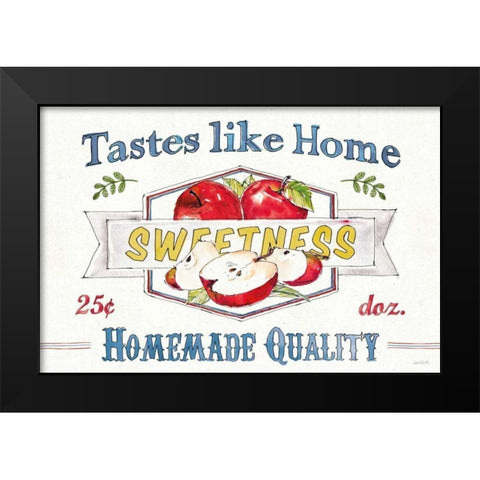 Fruit Stand I Black Modern Wood Framed Art Print by Tavoletti, Anne