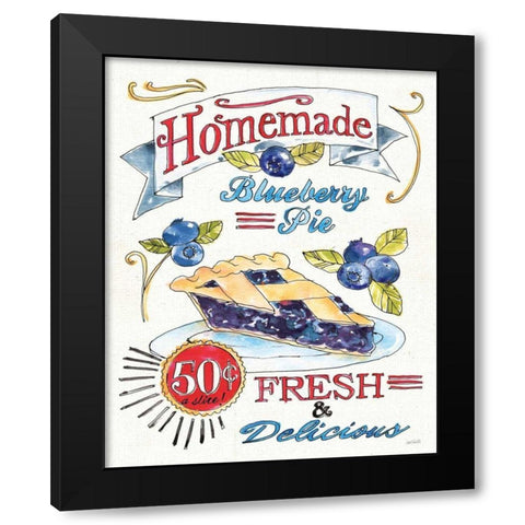 Fruit Stand VI Black Modern Wood Framed Art Print by Tavoletti, Anne